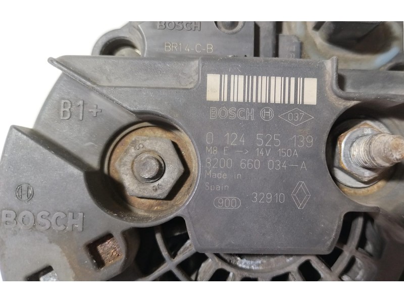 Recambio de alternador para renault clio iii 1.5 dci diesel referencia OEM IAM 8200660034A 77376 