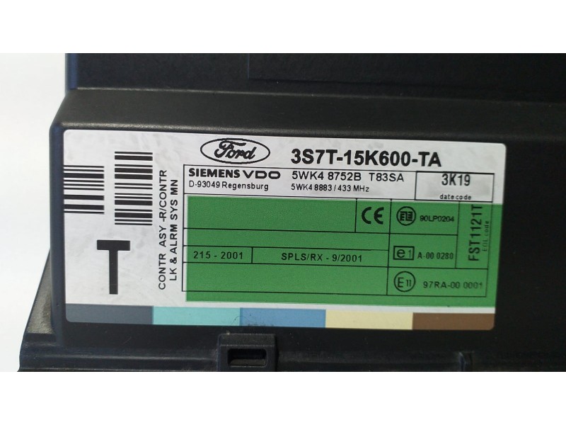Recambio de modulo electronico para ford mondeo turnier (ge) ghia x (06.2003) (d) referencia OEM IAM 3S7T15K600TA 74744 
