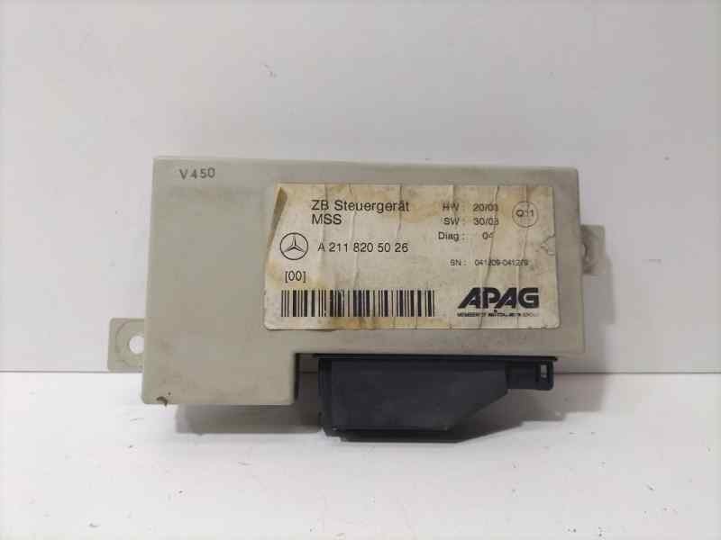 Recambio de modulo electronico para mercedes-benz clase e (w211) berlina e 200 cdi (211.004) referencia OEM IAM A2118205026 8339