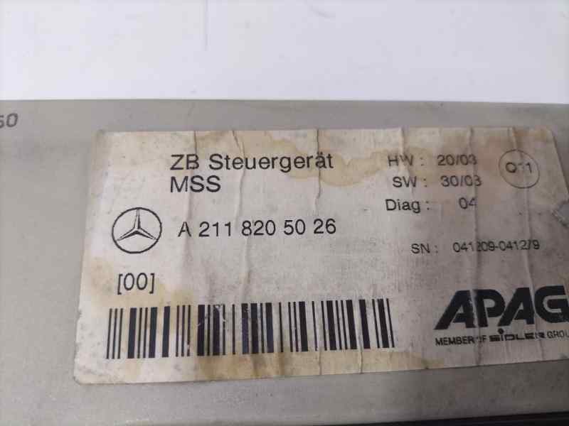 Recambio de modulo electronico para mercedes-benz clase e (w211) berlina e 200 cdi (211.004) referencia OEM IAM A2118205026 8339