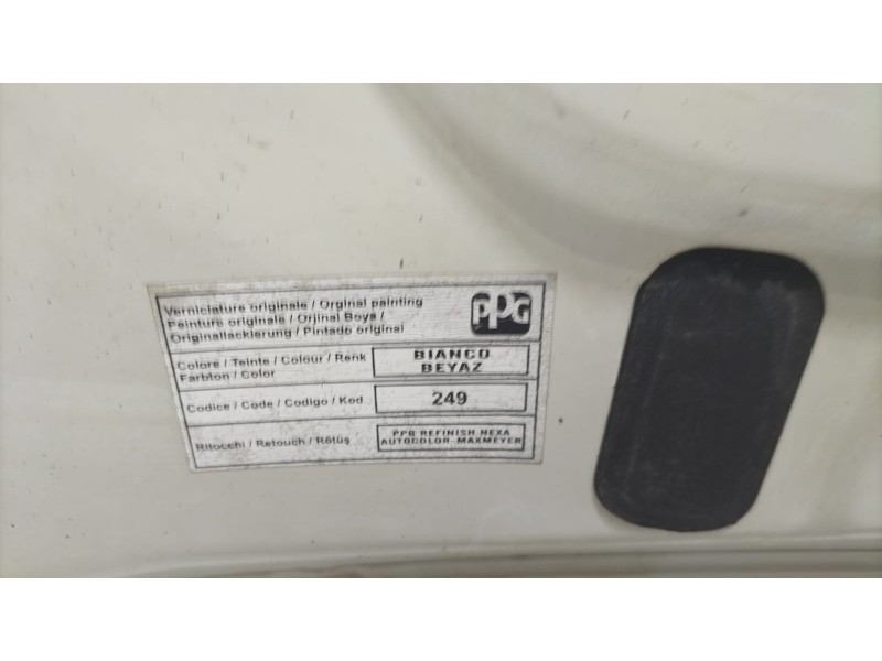 Recambio de capot para fiat doblo (119) 1.3 16v jtd cat referencia OEM IAM 51841326 77300 