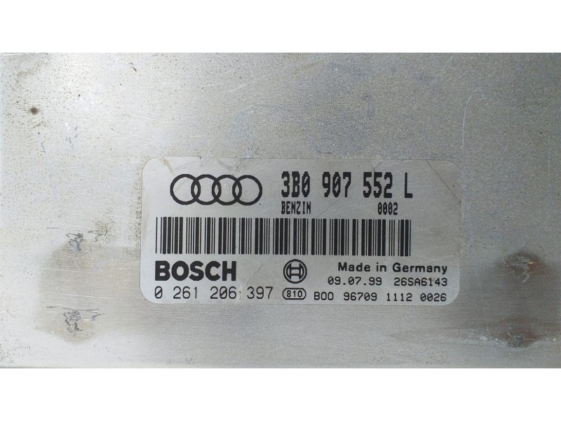 Recambio de centralita motor uce para audi a6 berlina (4b2) 2.4 v6 30v cat (bdv) referencia OEM IAM 3B0907552L 74895 R
