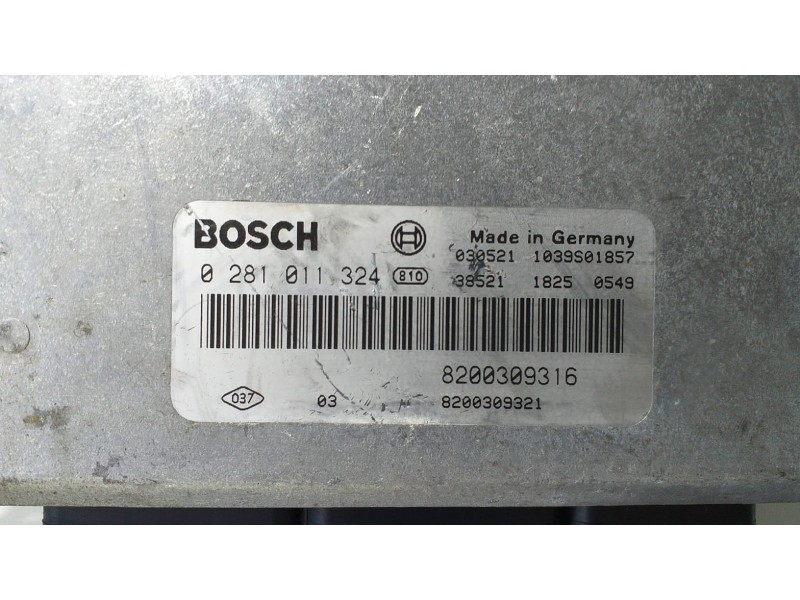Recambio de centralita motor uce para renault laguna ii (bg0) 1.9 dci diesel referencia OEM IAM 8200309316 74897 R