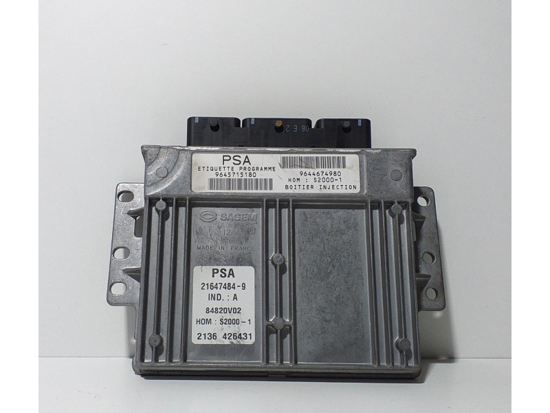 Recambio de centralita motor uce para citroën c5 berlina 1.8 cat (6fz / ew7j4) referencia OEM IAM 9644674980 74941 R