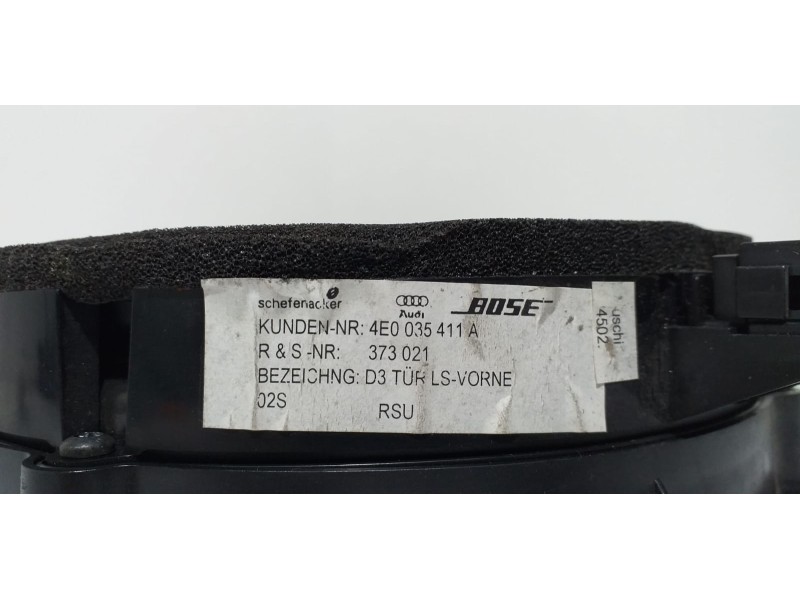 Recambio de sistema audio / radio cd para audi a8 (4e2) 3.7 quattro referencia OEM IAM 4E0035411A 57711 