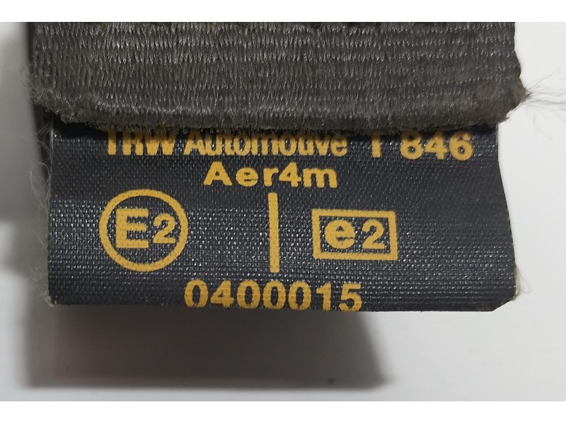 Recambio de cinturon seguridad trasero derecho para fiat doblo (119) 1.3 16v jtd cat referencia OEM IAM 0400015 77472 