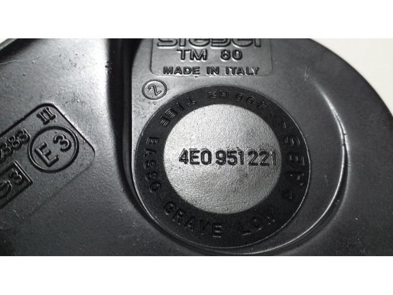 Recambio de claxon para audi a8 (4e2) 3.7 quattro referencia OEM IAM 4E0951221 57764 