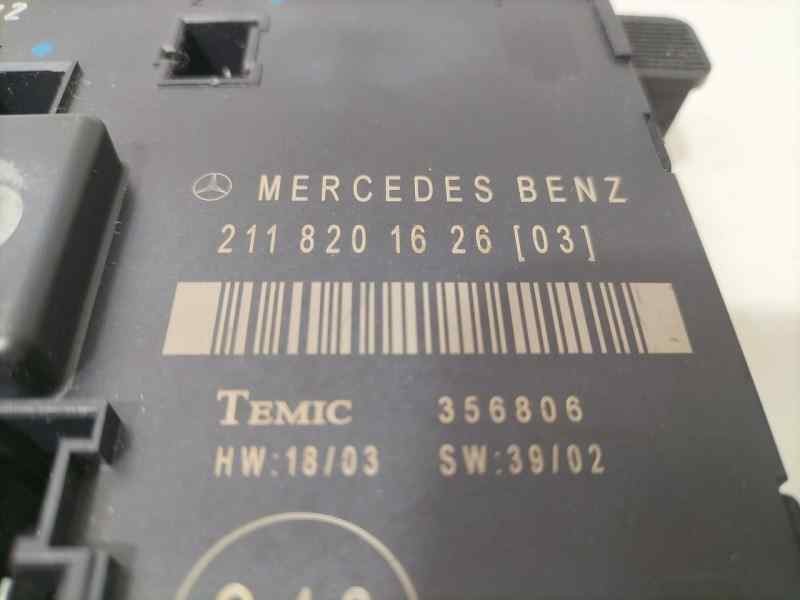 Recambio de modulo electronico para mercedes-benz clase e (w211) berlina e 200 cdi (211.004) referencia OEM IAM 2118201626 83443