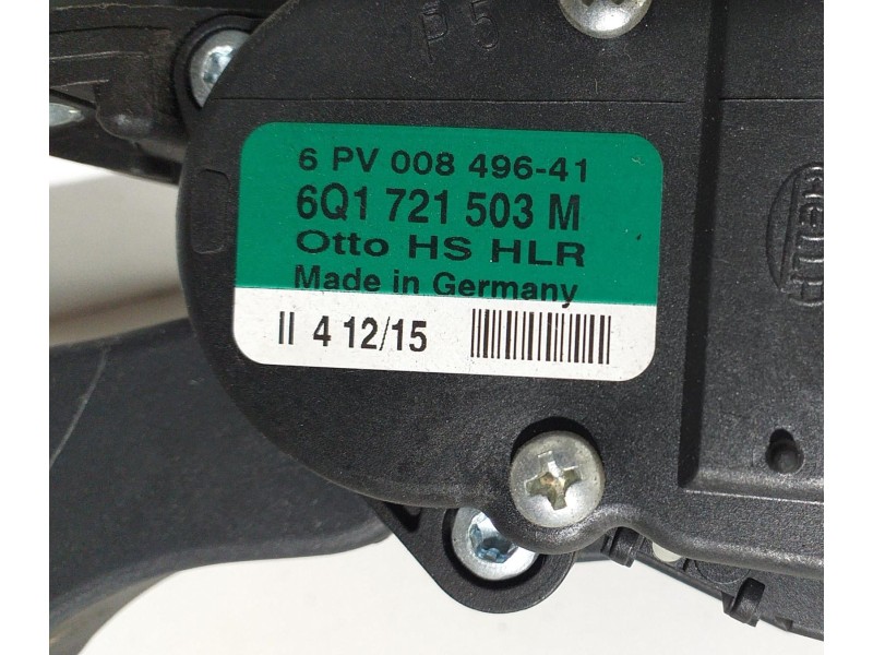 Recambio de potenciometro pedal para seat ibiza (6j5) reference referencia OEM IAM 6Q1721503M 68038 