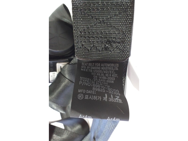 Recambio de cinturon seguridad trasero izquierdo para hyundai i40 comfort referencia OEM IAM 898103Z100RY 75022 R