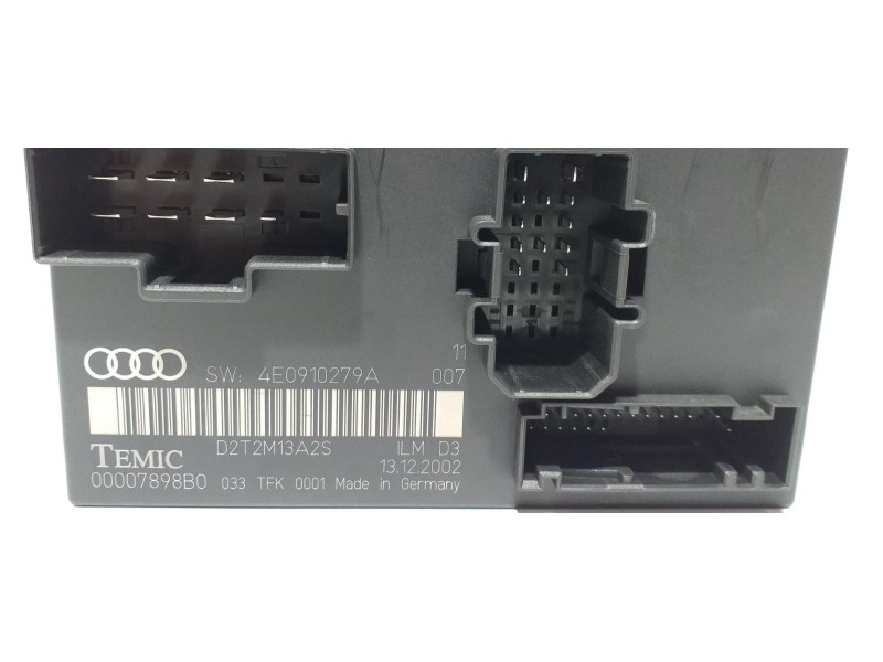 Recambio de modulo electronico para audi a8 (4e2) 3.7 quattro referencia OEM IAM 4E0910279A 57819 