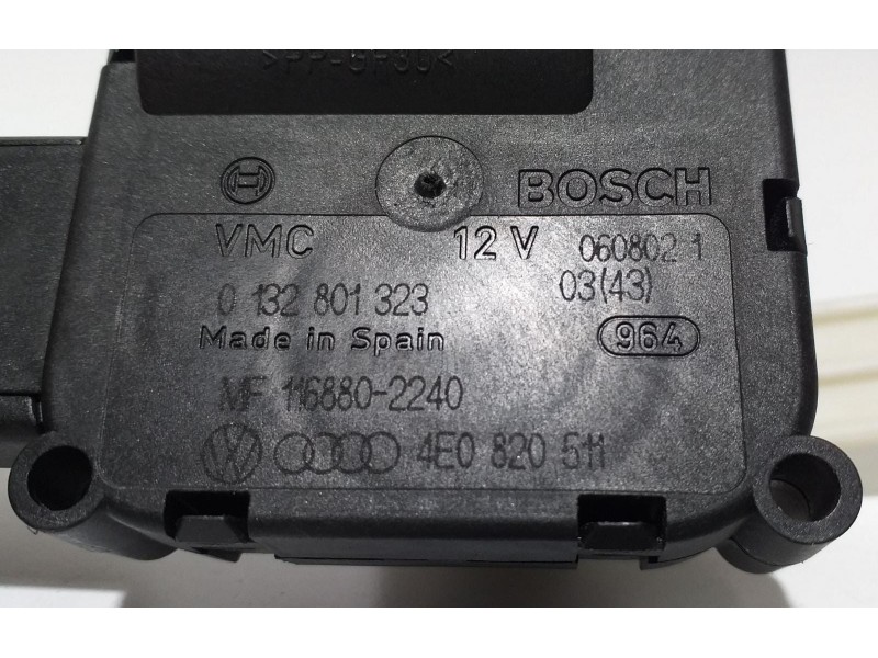 Recambio de motor apertura trampillas climatizador para audi a8 (4e2) 3.7 quattro referencia OEM IAM 4E0820511 57828 