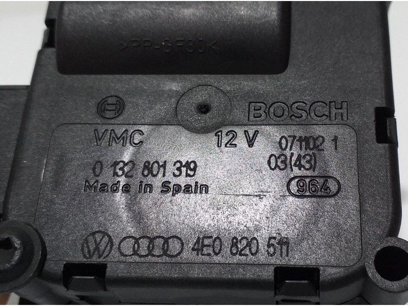 Recambio de motor apertura trampillas climatizador para audi a8 (4e2) 3.7 quattro referencia OEM IAM 0132801319 57833 