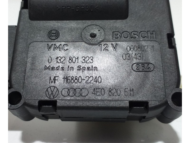 Recambio de motor apertura trampillas climatizador para audi a8 (4e2) 3.7 quattro referencia OEM IAM 4E0820511 57834 