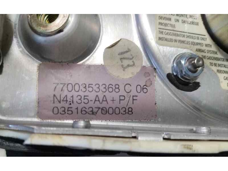 Recambio de airbag delantero izquierdo para renault master desde ´98 base, caja cerrada l1h1 rs 3078 referencia OEM IAM 77003533