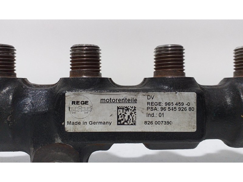 Recambio de rampa inyectora para citroën c4 berlina 1.6 16v hdi fap referencia OEM IAM 9654592680 65803 