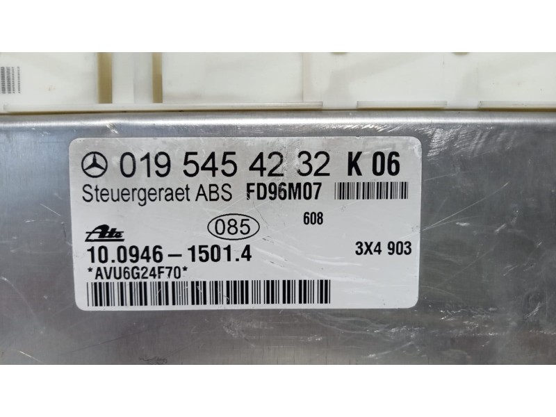 Recambio de centralita abs para mercedes-benz clase c (w202) berlina 2.2 cdi 16v cat referencia OEM IAM 0195454232 75177 R Recambio de centralita abs para mercedes-benz clase c (w202) berlina 2.2 cdi 16v cat referencia OEM IAM 0195454232 75177 R