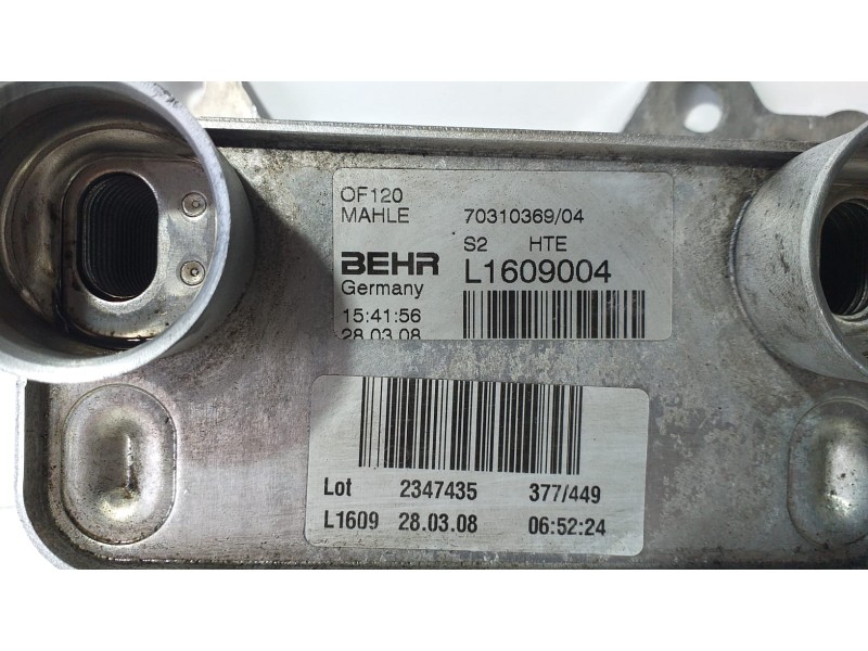 Recambio de enfriador aceite motor para bmw serie 1 berlina (e81/e87) 2.0 turbodiesel cat referencia OEM IAM 70310369 75290 R