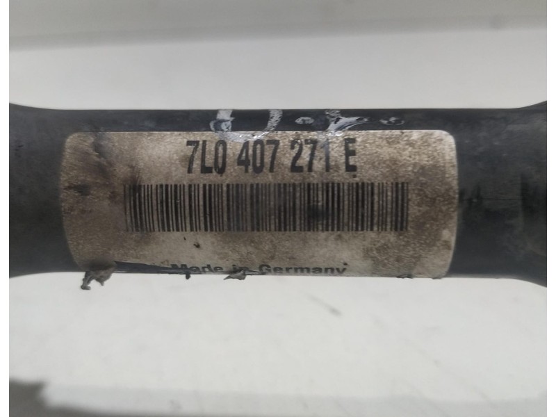 Recambio de transmision delantera izquierda para volkswagen touareg (7l6) tdi v6 +motion referencia OEM IAM 7L0407271E 77623 