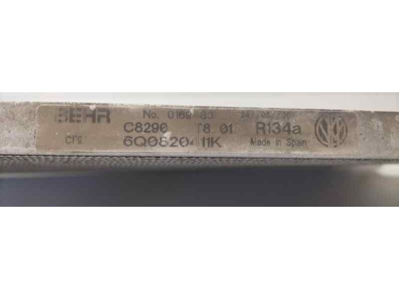 Recambio de condensador / radiador aire acondicionado para seat ibiza (6l1) referencia OEM IAM 6Q0820411K 86656 
