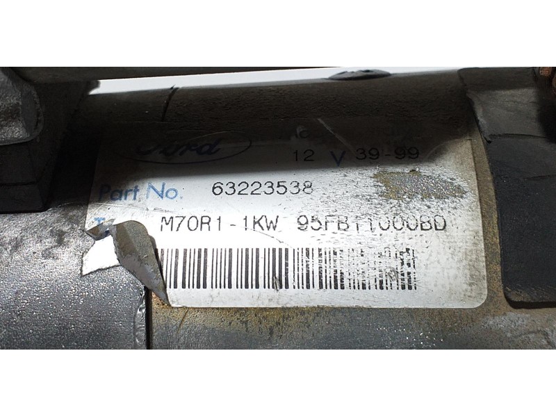 Recambio de motor arranque para ford ka (ccq) 1.3 cat referencia OEM IAM 95FB11000BD 65907 