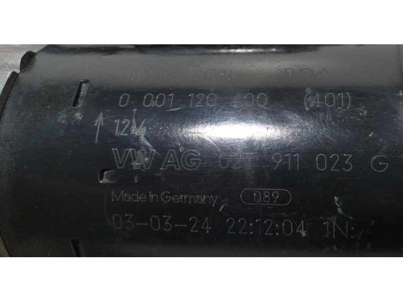 Recambio de motor arranque para skoda fabia (6y2/6y3) 1.2 12v referencia OEM IAM 02T911023G 65944 