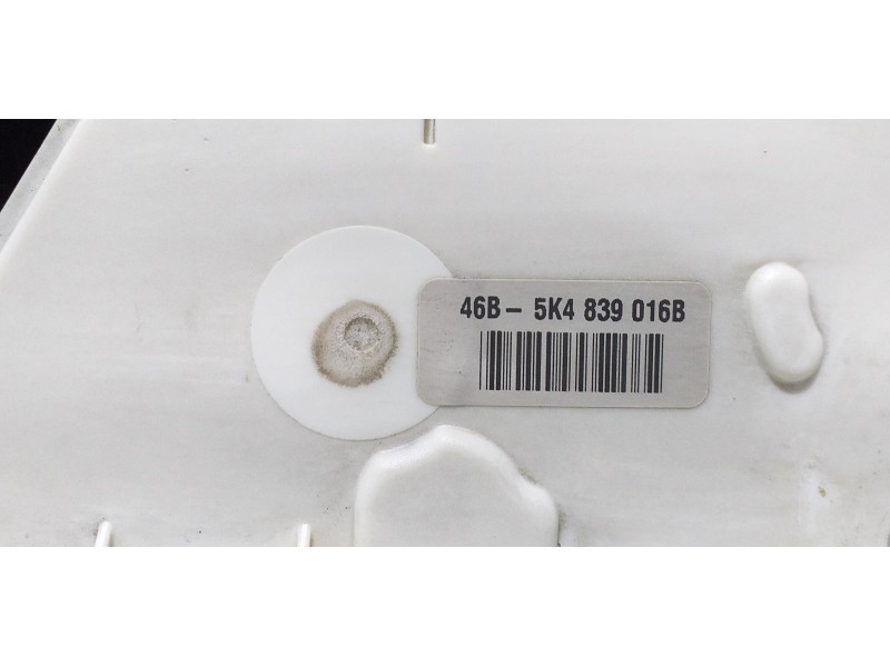 Recambio de cerradura puerta trasera derecha para volkswagen golf vi (5k1) advance referencia OEM IAM 5K4839016B 68256 