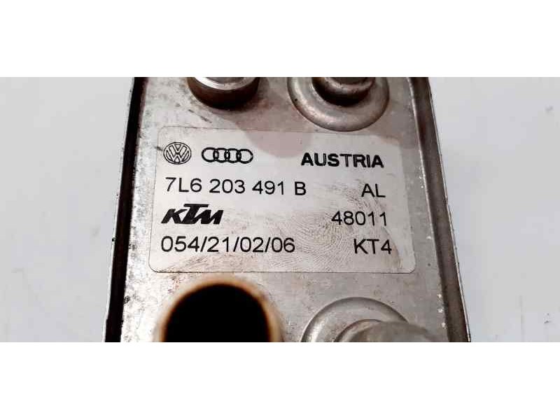 Recambio de enfriador aceite motor para volkswagen touareg (7la) tdi v6 referencia OEM IAM 7L6203491B 45200 