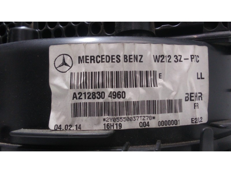 Recambio de calefaccion entera normal para mercedes-benz clase e (w212) familiar 200 cdi blueefficiency (212.205) referencia OEM