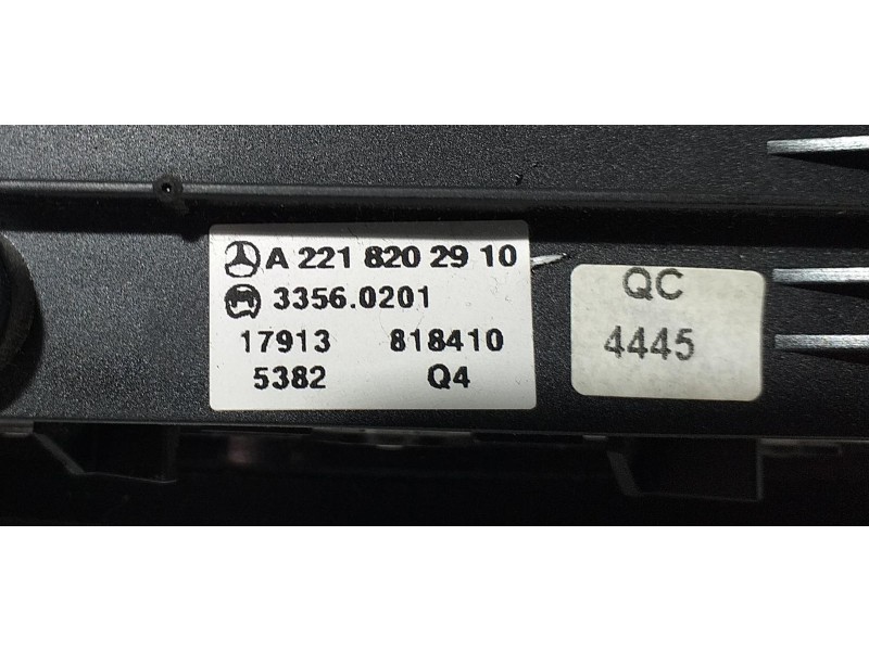 Recambio de intercooler para mercedes-benz clase s (w221) berlina 350 (221.056) referencia OEM IAM A2218202910 68346 