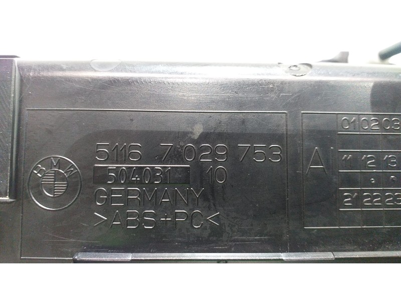 Recambio de guantera para bmw serie 7 (e65/e66) 735i referencia OEM IAM 51167027427 53413 