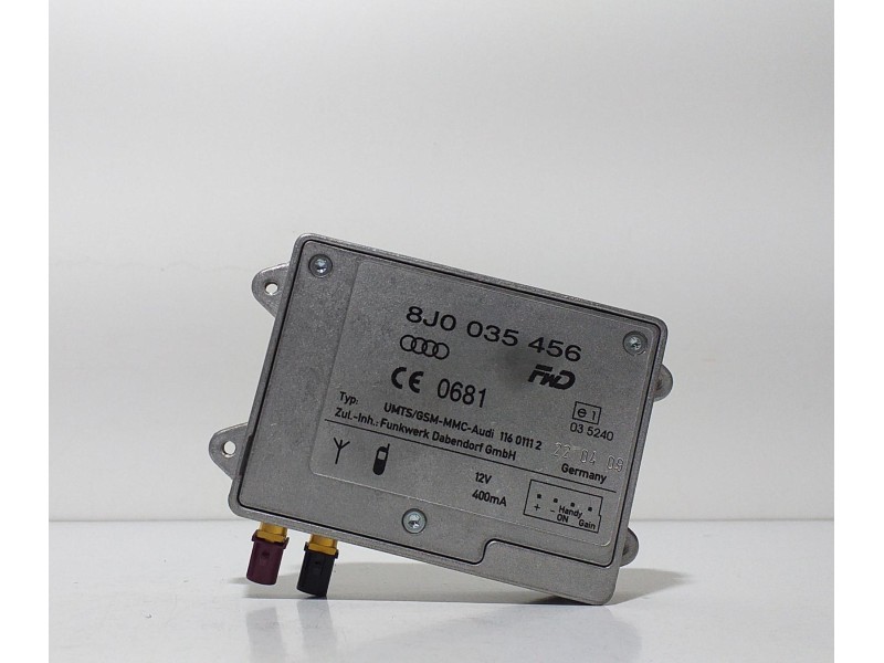 Recambio de modulo electronico para audi q5 (8r) 3.0 tdi referencia OEM IAM 8J0035456 68477 