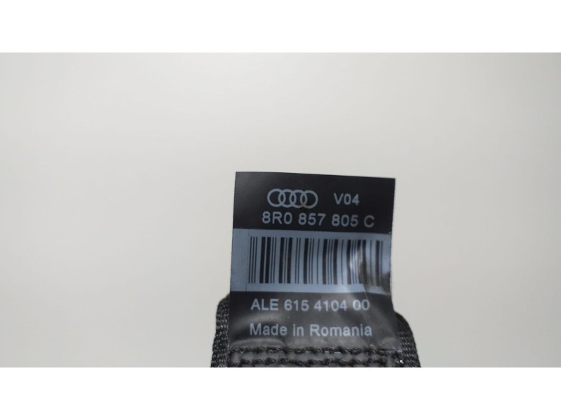 Recambio de cinturon seguridad trasero izquierdo para audi q5 (8r) 3.0 tdi referencia OEM IAM 8R0857805C 68489 