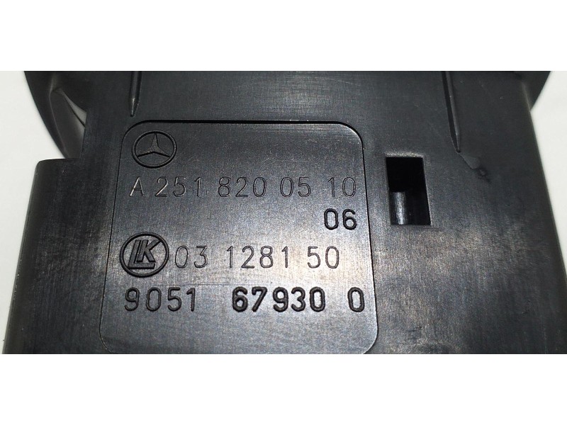 Recambio de mando elevalunas trasero izquierdo para mercedes-benz clase r (w251) 500 l 4matic (251.172) referencia OEM IAM A2518