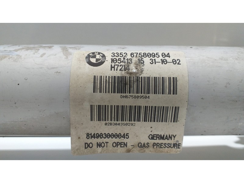 Recambio de amortiguador trasero izquierdo para bmw serie 7 (e65/e66) 735i referencia OEM IAM 33526758095 53472 