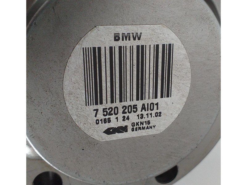 Recambio de transmision trasera derecha para bmw serie 7 (e65/e66) 735i referencia OEM IAM 7520205 53482 