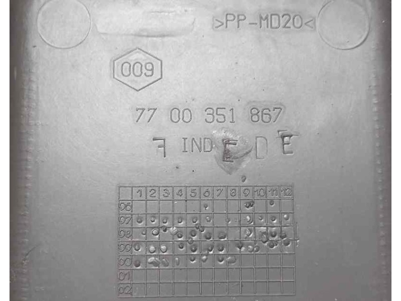 Recambio de guantera para renault master desde ´98 base, caja cerrada l1h1 rs 3078 referencia OEM IAM 7700351867 86942 