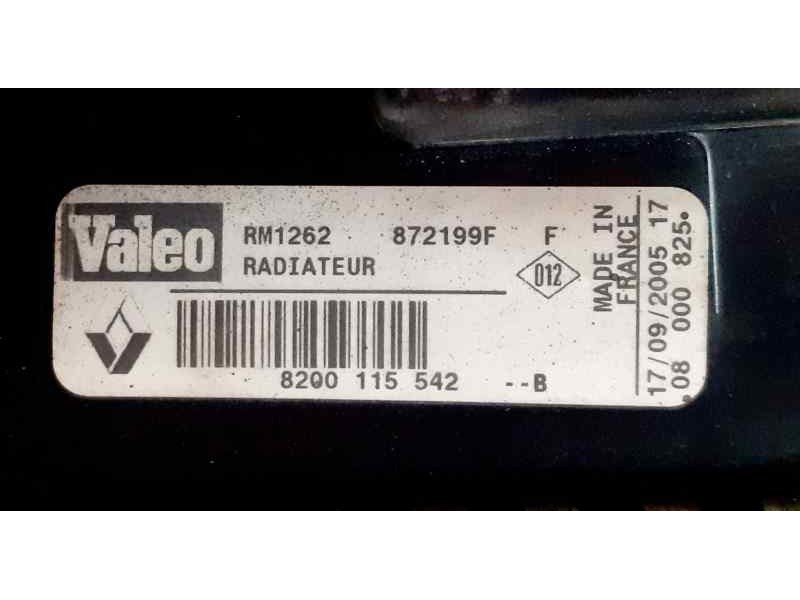 Recambio de radiador agua para renault scenic ii grand emotion referencia OEM IAM 8200115542 42289 