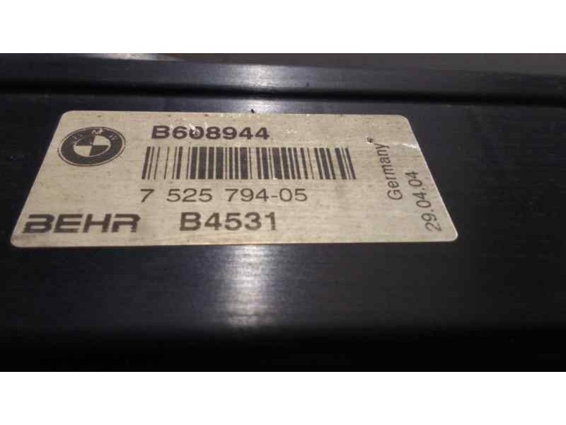 Recambio de radiador agua para bmw serie 5 berlina (e60) 530i referencia OEM IAM 7519205 45588 