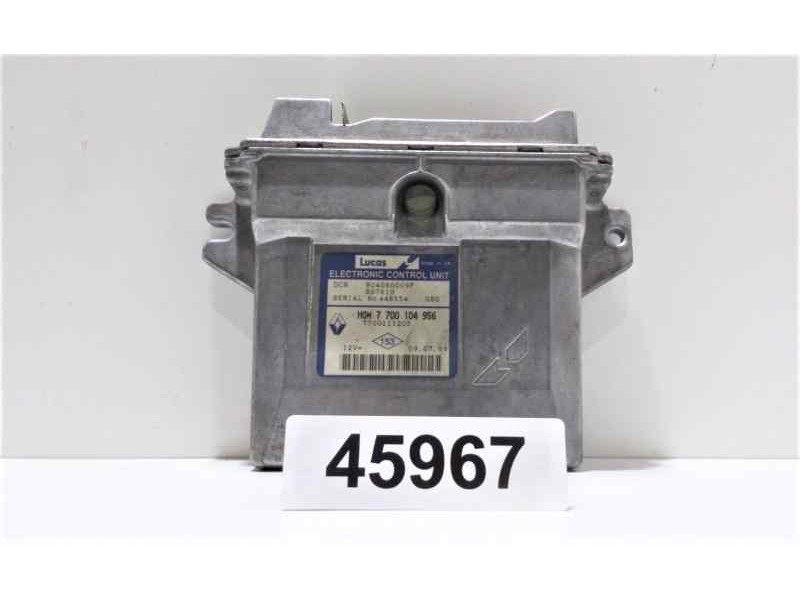 Recambio de centralita motor uce para renault clio ii fase i (b/cbo) 1.9 diesel referencia OEM IAM 7700104956 45967 