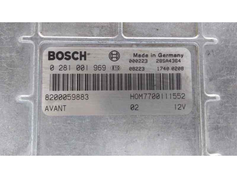 Recambio de centralita motor uce para renault megane i fase 2 berlina (ba0) 1.9 d rt referencia OEM IAM 8200059883 45995  Recambio de centralita motor uce para renault megane i fase 2 berlina (ba0) 1.9 d rt referencia OEM IAM 8200059883 45995