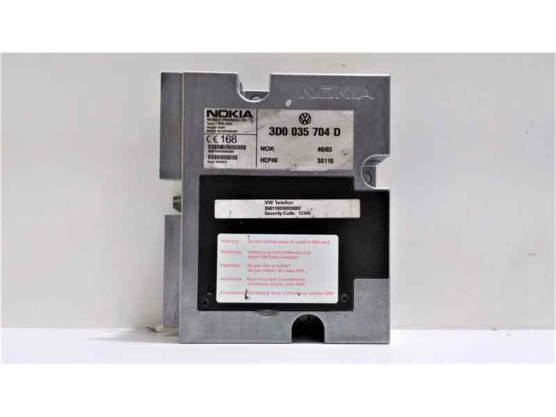 Recambio de modulo electronico para volkswagen phaeton (3d2/3d8) 4.9 v10 tdi cat (ajs) referencia OEM IAM 3D0035704D 45997 