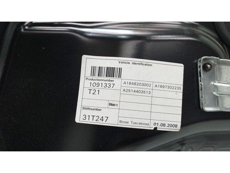Recambio de elevalunas trasero derecho para mercedes-benz clase r (w251) 500 l 4matic (251.172) referencia OEM IAM A2517303179 5