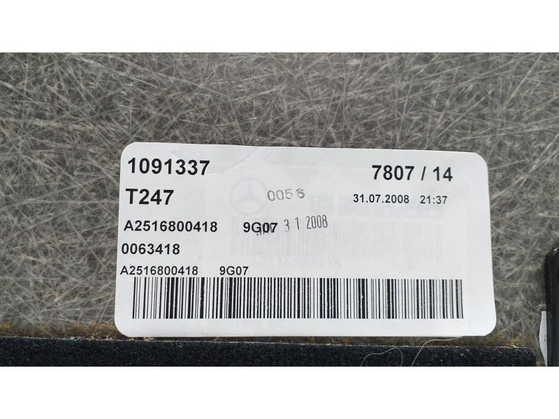Recambio de guarnecido porton trasero para mercedes-benz clase r (w251) 500 l 4matic (251.172) referencia OEM IAM A2516800418 53