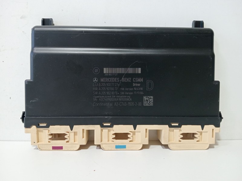 Recambio de modulo electronico para mercedes-benz clase c (w205) familiar c 220 t d (205.214) referencia OEM IAM 2059007727  
