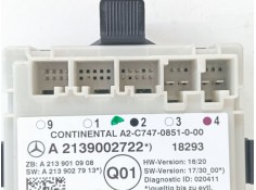 Recambio de modulo electronico para mercedes-benz clase c (w205) familiar c 220 t d (205.214) referencia OEM IAM A2139002722   2