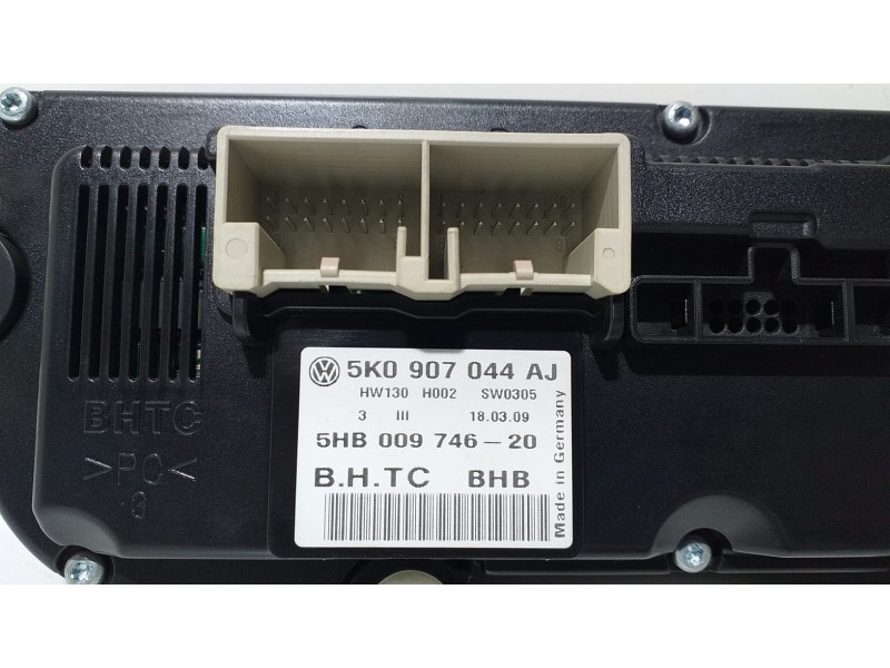 Recambio de mando climatizador para volkswagen golf vi (5k1) advance referencia OEM IAM 5K0907044AJ 68194 