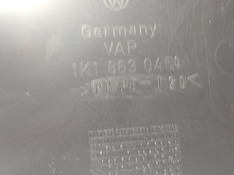 Recambio de moldura para volkswagen scirocco (137) 1.4 tsi (118kw) referencia OEM IAM 1K1863045  