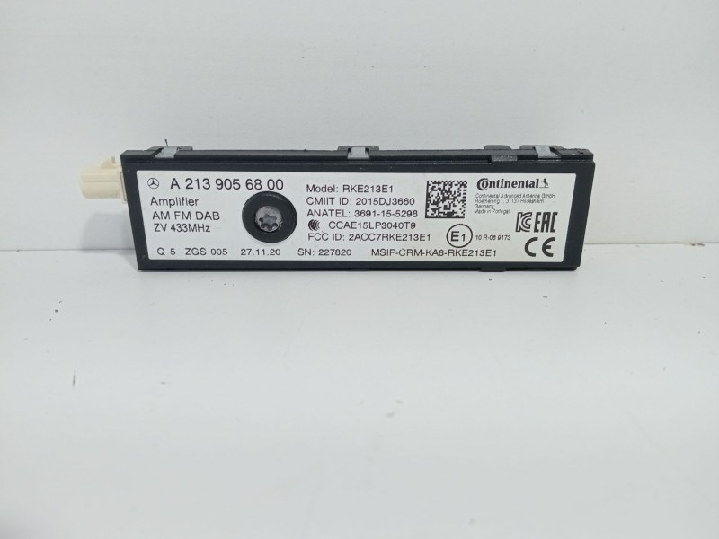 Recambio de modulo electronico para mercedes-benz clase a sedán (v177) amg a 35 4-matic (177.151) referencia OEM IAM A2139056800