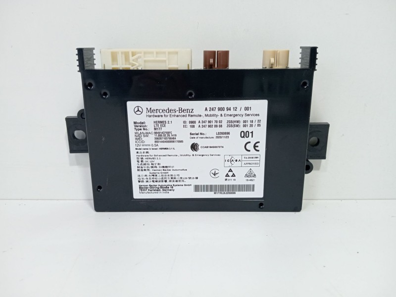 Recambio de modulo electronico para mercedes-benz clase a sedán (v177) amg a 35 4-matic (177.151) referencia OEM IAM A2479009412